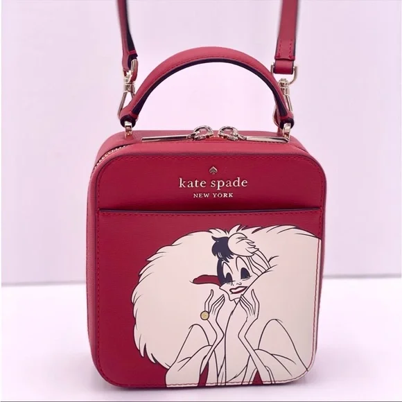 ❤️ Kate Spade New York C Disney VanityCruella Crossbody Bag New